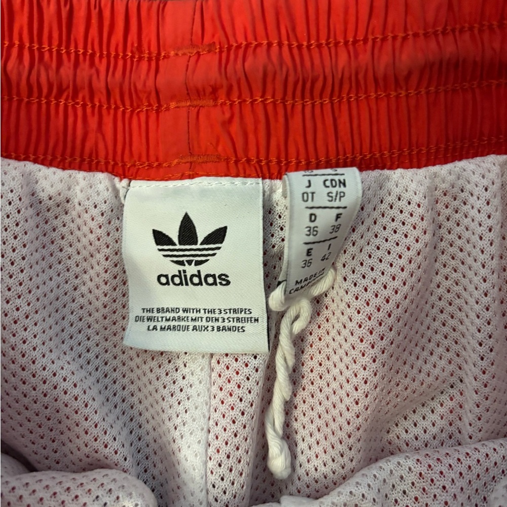 Adidas Scarlet Joggers with White Accents - Picture 4 of 5